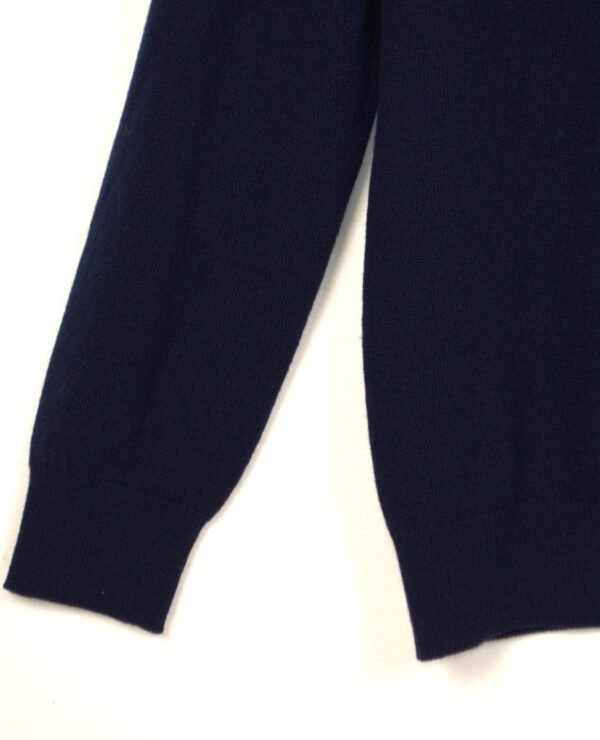 Polo Blu Notte in Puro Cashmere