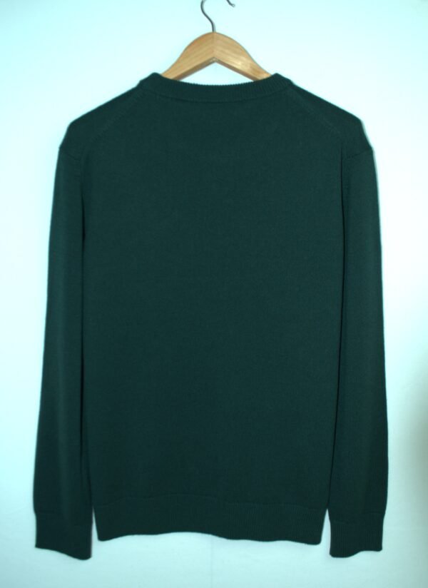 Girocollo Verde Scuro in Puro Cashmere