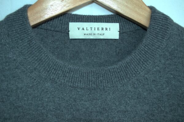 Girocollo Grigio in Baby Cashmere