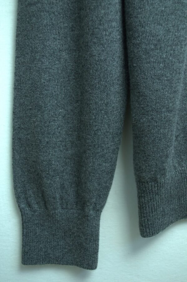 Girocollo Grigio in Baby Cashmere