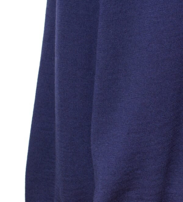 Lupetto Blu in Cashmere e Seta