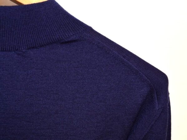 Lupetto Blu in Cashmere e Seta