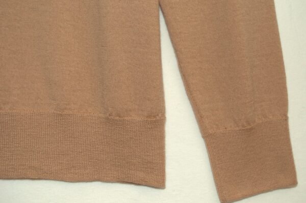 Polo Cammello in Lana Mercerizzata e Cashmere