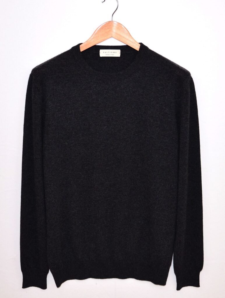 Maglia da uomo girocollo in puro cashmere